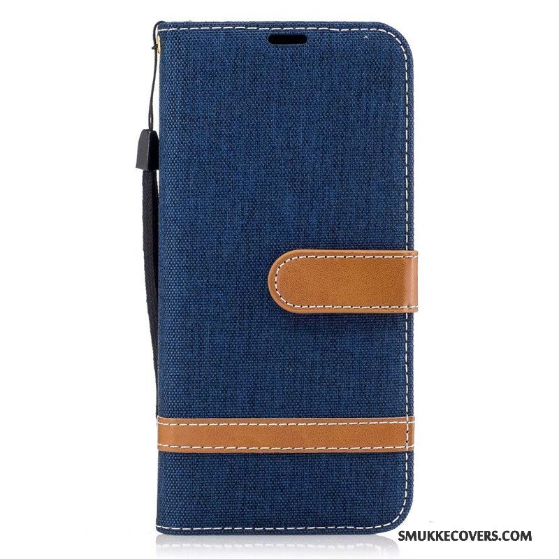 Etui Samsung Galaxy S8 Folio Denim Lilla, Cover Samsung Galaxy S8 Beskyttelse