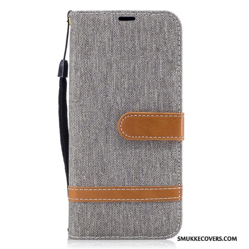 Etui Samsung Galaxy S8 Folio Denim Lilla, Cover Samsung Galaxy S8 Beskyttelse