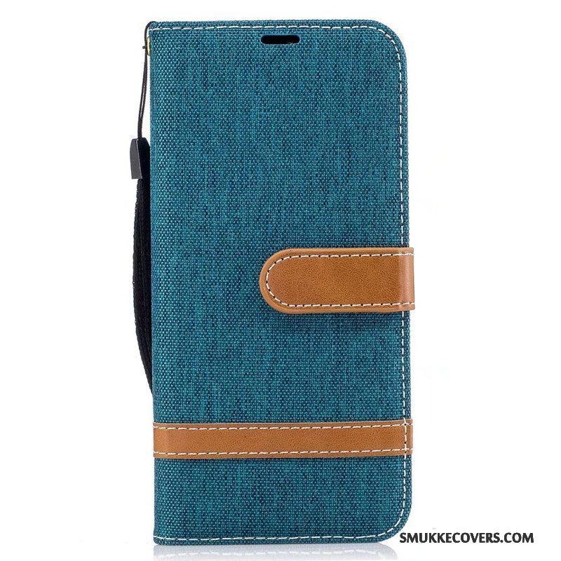 Etui Samsung Galaxy S8 Folio Denim Lilla, Cover Samsung Galaxy S8 Beskyttelse