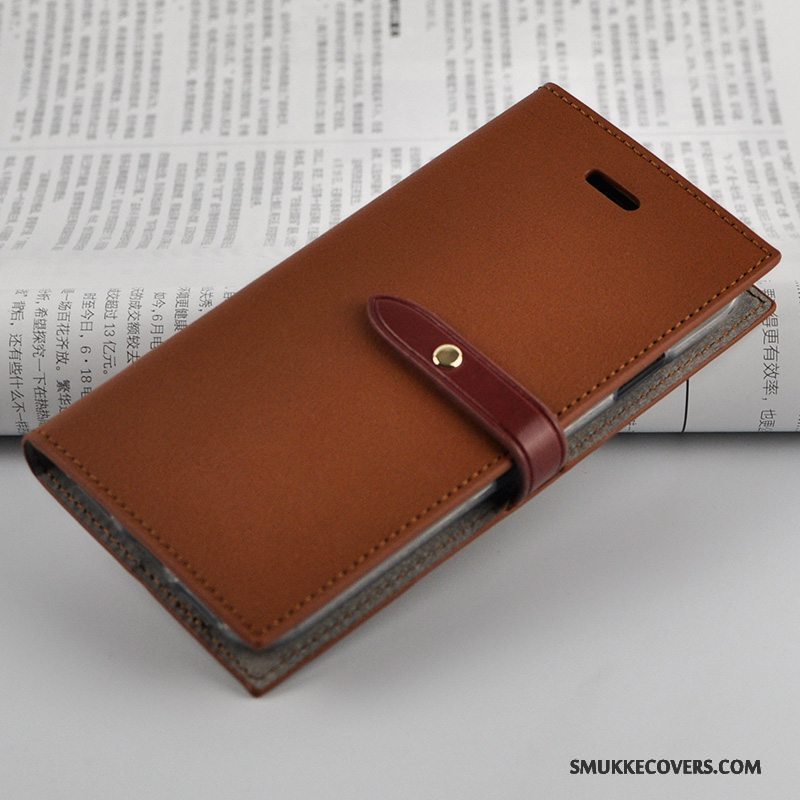 Etui Samsung Galaxy S8 Folio Telefonrød, Cover Samsung Galaxy S8 Blød Anti-fald Ny