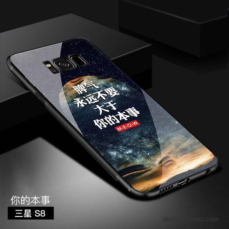 Etui Samsung Galaxy S8 Kreativ Af Personlighed Glas, Cover Samsung Galaxy S8 Tasker Telefontrend