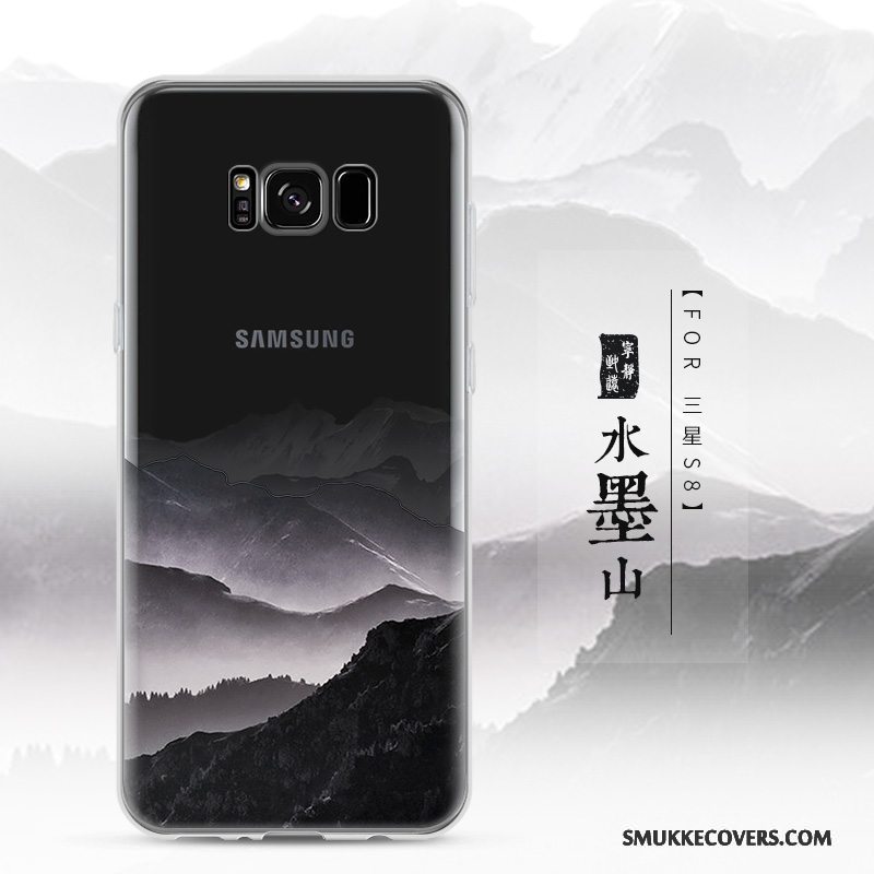 Etui Samsung Galaxy S8 Kreativ Anti-fald Gennemsigtig, Cover Samsung Galaxy S8 Silikone Telefontrend