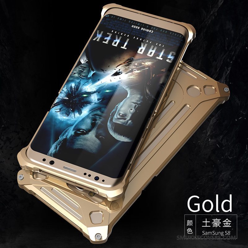 Etui Samsung Galaxy S8+ Kreativ Cool Guld, Cover Samsung Galaxy S8+ Beskyttelse Telefonhård