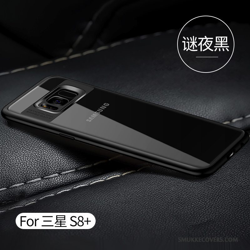 Etui Samsung Galaxy S8+ Kreativ Sort Anti-fald, Cover Samsung Galaxy S8+ Beskyttelse Gennemsigtig Telefon