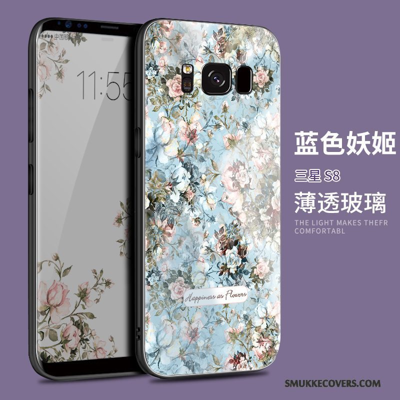 Etui Samsung Galaxy S8 Kreativ Trend Lilla, Cover Samsung Galaxy S8 Beskyttelse Telefonaf Personlighed