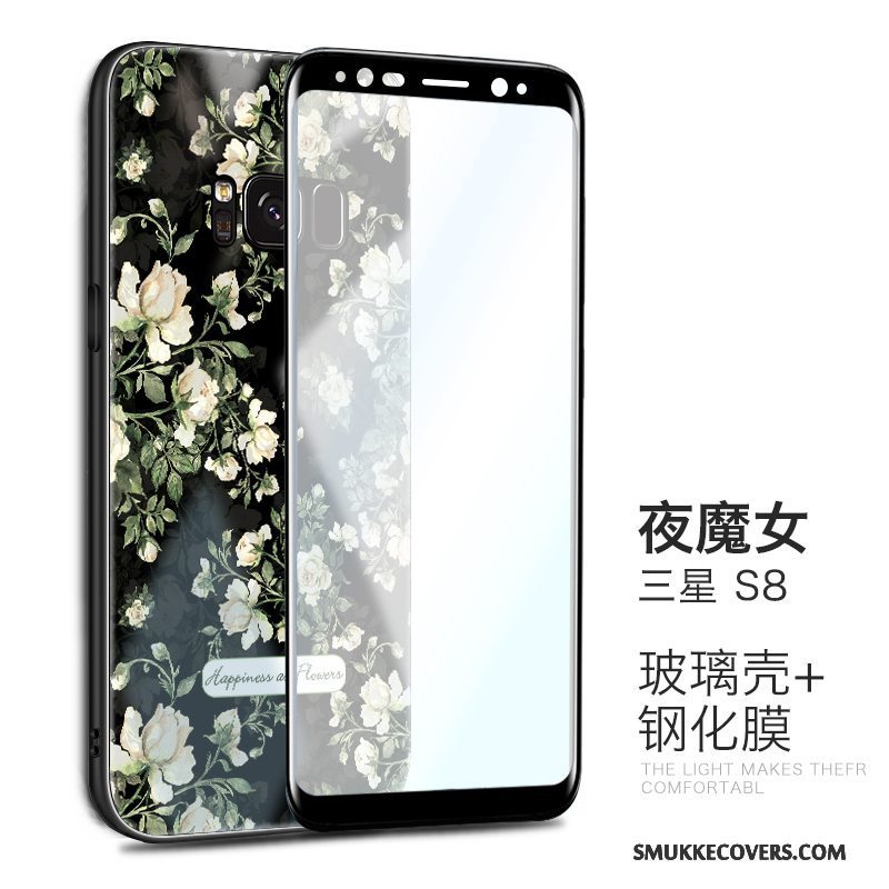 Etui Samsung Galaxy S8 Kreativ Trend Lilla, Cover Samsung Galaxy S8 Beskyttelse Telefonaf Personlighed