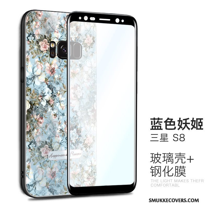 Etui Samsung Galaxy S8 Kreativ Trend Lilla, Cover Samsung Galaxy S8 Beskyttelse Telefonaf Personlighed