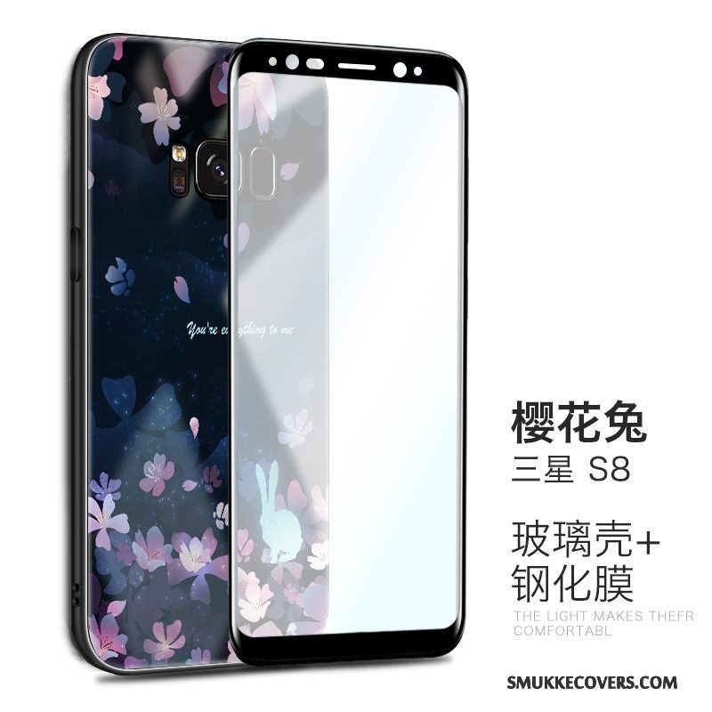 Etui Samsung Galaxy S8 Kreativ Trend Lilla, Cover Samsung Galaxy S8 Beskyttelse Telefonaf Personlighed