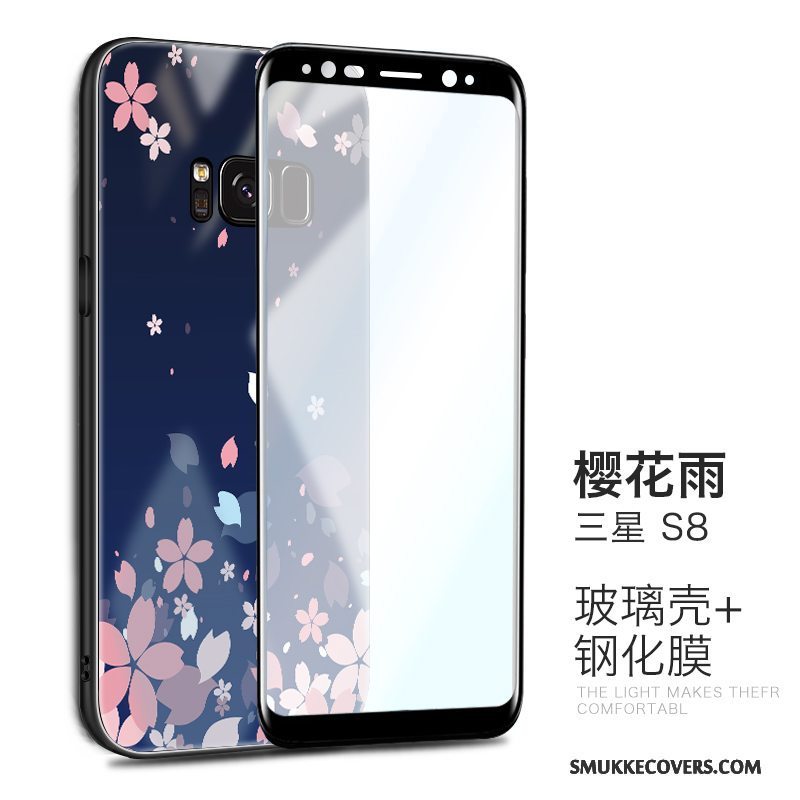 Etui Samsung Galaxy S8 Kreativ Trend Lilla, Cover Samsung Galaxy S8 Beskyttelse Telefonaf Personlighed