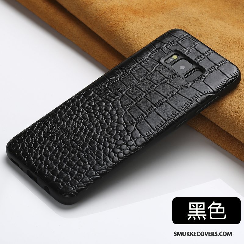 Etui Samsung Galaxy S8+ Kreativ Tynd Af Personlighed, Cover Samsung Galaxy S8+ Læder Cyan Telefon