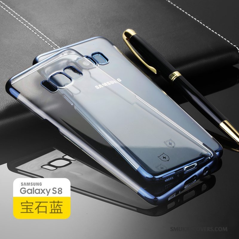 Etui Samsung Galaxy S8 Kreativ Tynd Blå, Cover Samsung Galaxy S8 Tasker Anti-fald Hård