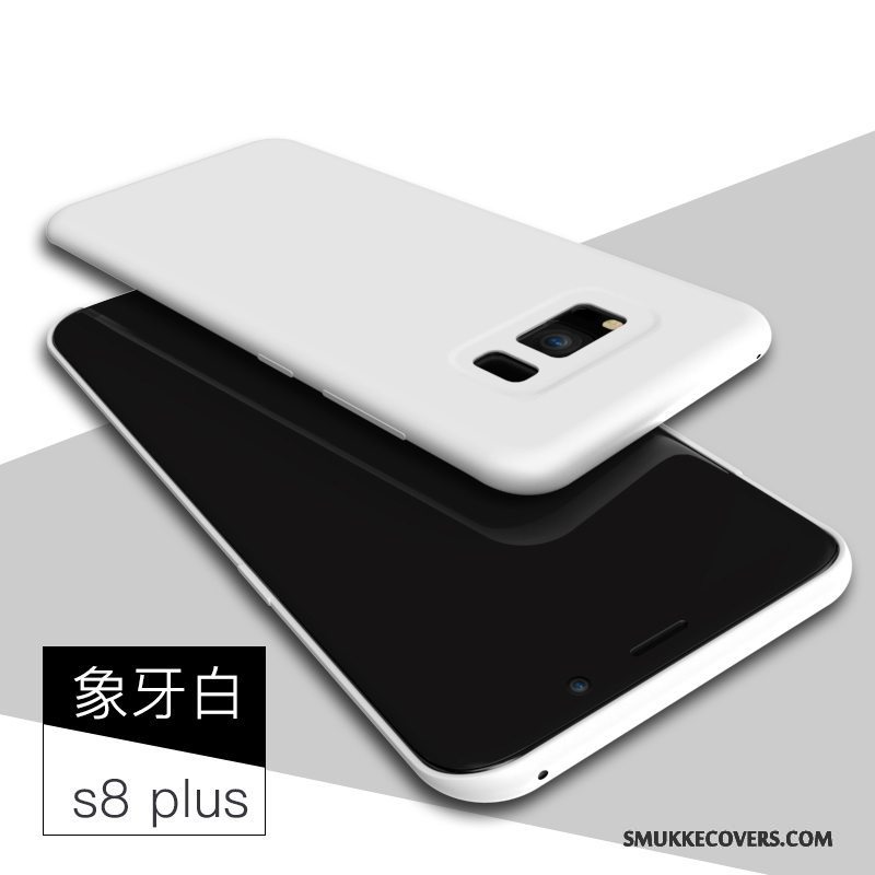 Etui Samsung Galaxy S8+ Luksus Anti-fald Sort, Cover Samsung Galaxy S8+ Blød Telefonrød
