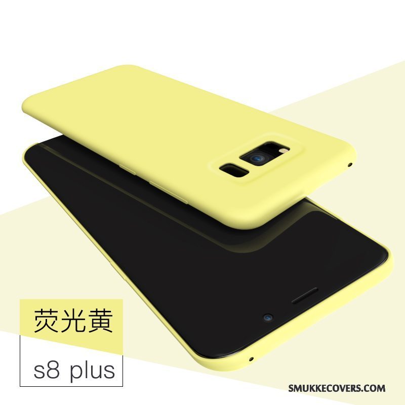 Etui Samsung Galaxy S8+ Luksus Anti-fald Sort, Cover Samsung Galaxy S8+ Blød Telefonrød
