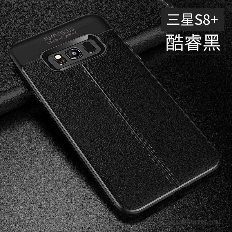 Etui Samsung Galaxy S8+ Læder Anti-fald Rød, Cover Samsung Galaxy S8+ Silikone Mønster Telefon