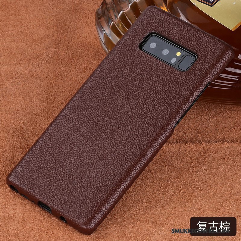 Etui Samsung Galaxy S8+ Læder Business Telefon, Cover Samsung Galaxy S8+ Tasker Trend Anti-fald