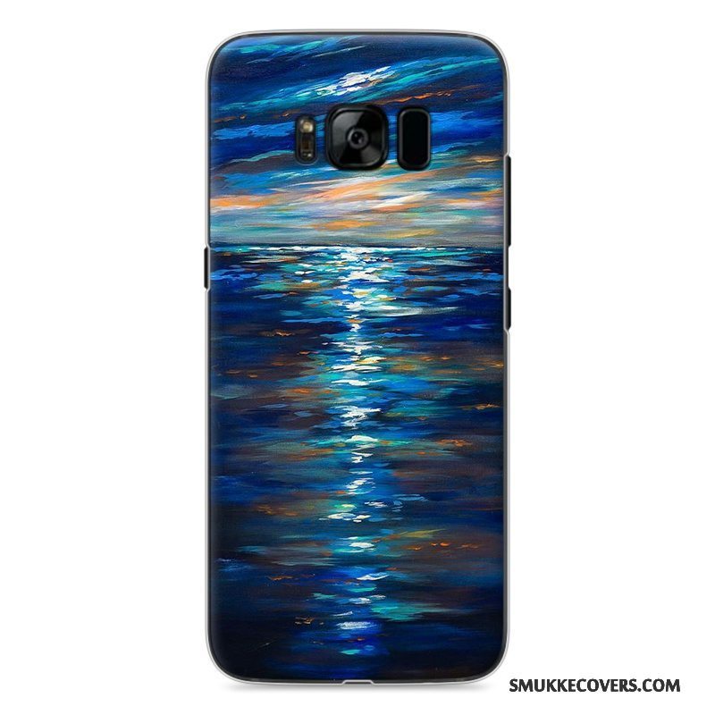 Etui Samsung Galaxy S8 Malet Grøn Smuk, Cover Samsung Galaxy S8 Cartoon Hård Telefon