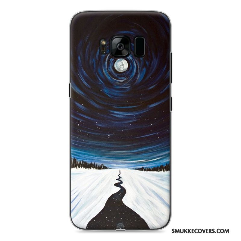 Etui Samsung Galaxy S8 Malet Grøn Smuk, Cover Samsung Galaxy S8 Cartoon Hård Telefon