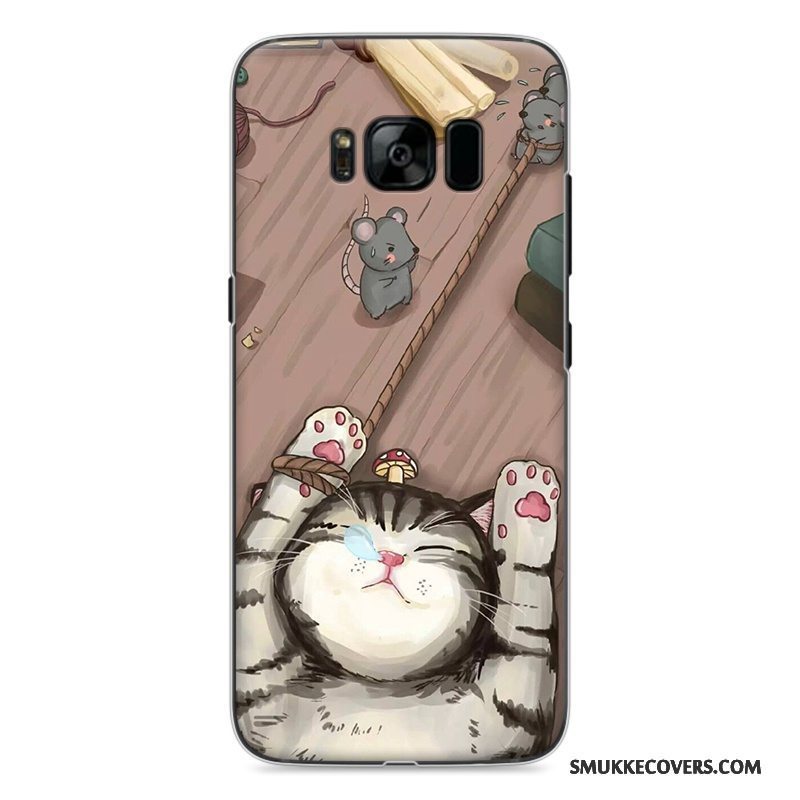 Etui Samsung Galaxy S8 Malet Grøn Smuk, Cover Samsung Galaxy S8 Cartoon Hård Telefon