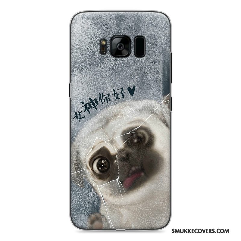 Etui Samsung Galaxy S8 Malet Grøn Smuk, Cover Samsung Galaxy S8 Cartoon Hård Telefon