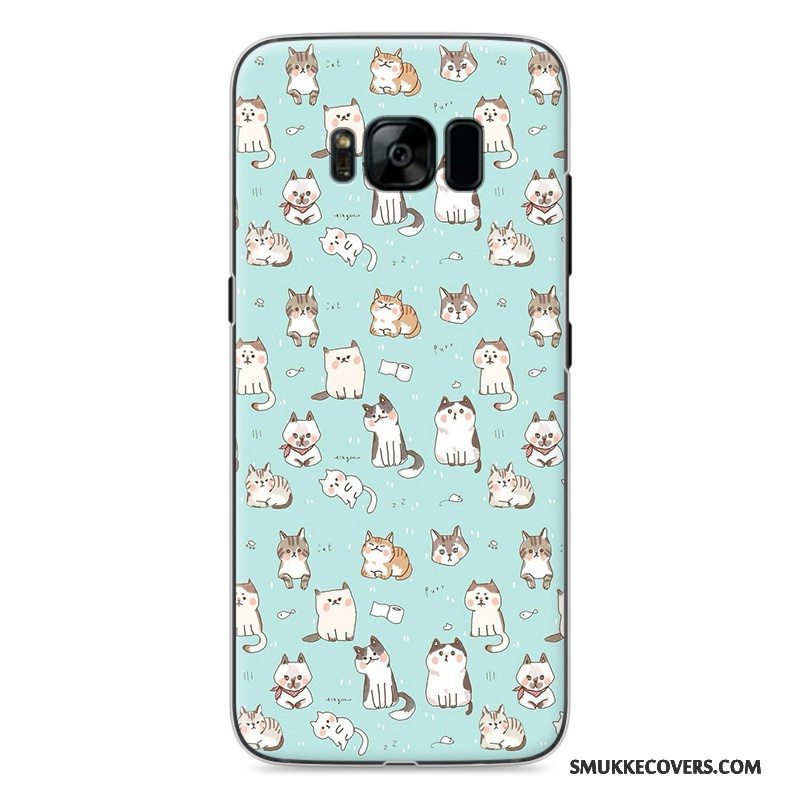 Etui Samsung Galaxy S8 Malet Hård Grå, Cover Samsung Galaxy S8 Cartoon Telefon