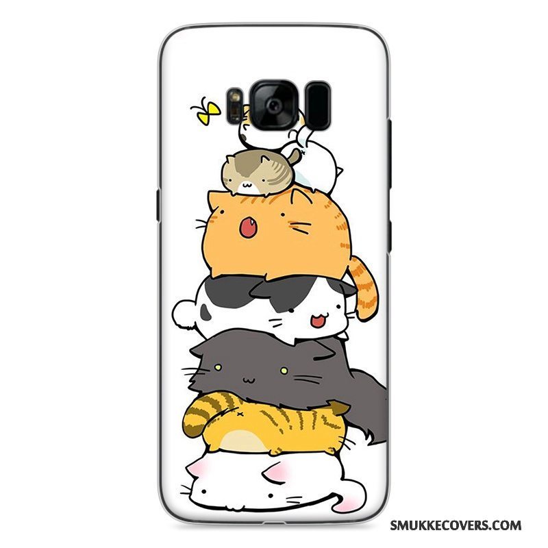 Etui Samsung Galaxy S8 Malet Telefonhård, Cover Samsung Galaxy S8 Cartoon Blå