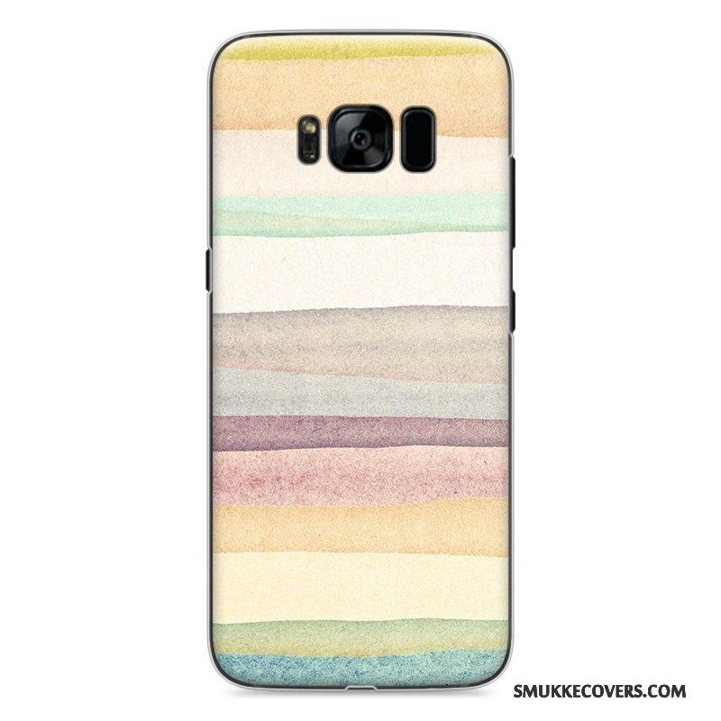 Etui Samsung Galaxy S8 Malet Telefonhård, Cover Samsung Galaxy S8 Cartoon Blå