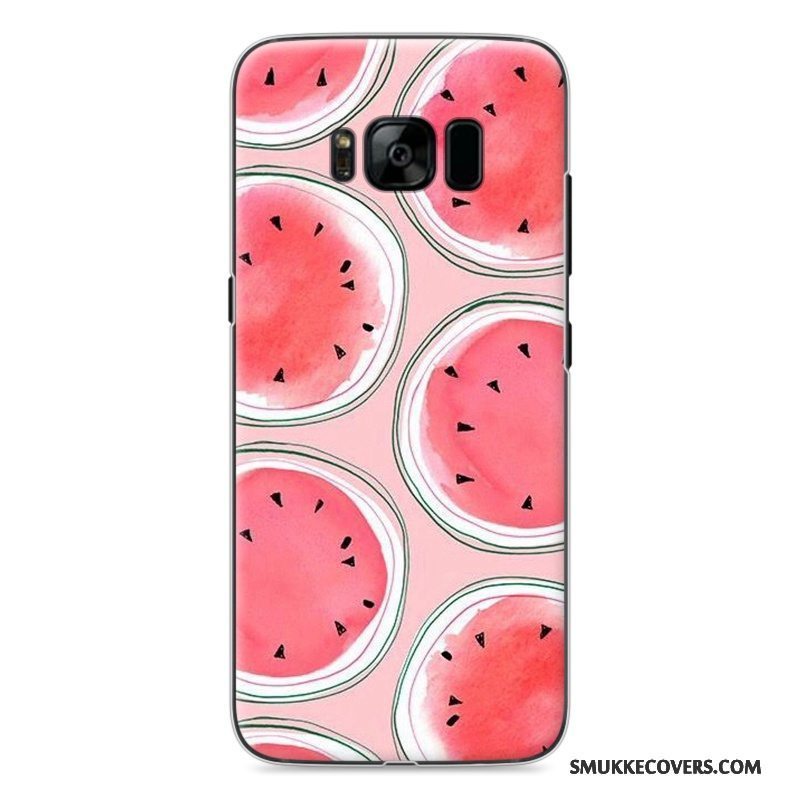 Etui Samsung Galaxy S8 Malet Telefonhård, Cover Samsung Galaxy S8 Cartoon Blå