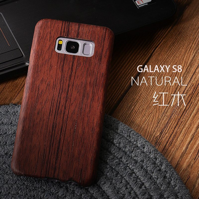 Etui Samsung Galaxy S8 Massivt Træ Træ Tynd, Cover Samsung Galaxy S8 Beskyttelse Telefongave