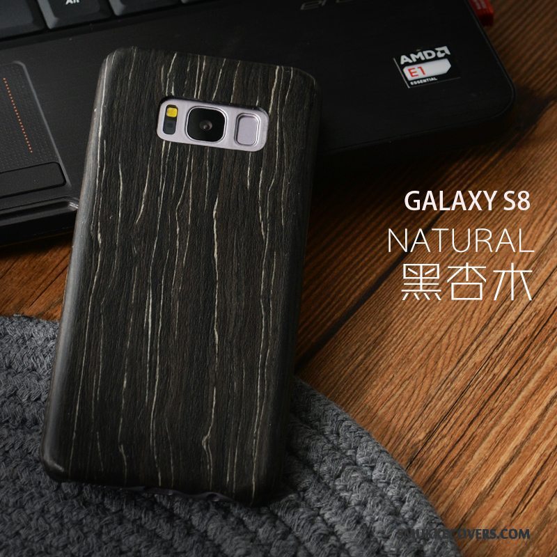 Etui Samsung Galaxy S8 Massivt Træ Træ Tynd, Cover Samsung Galaxy S8 Beskyttelse Telefongave