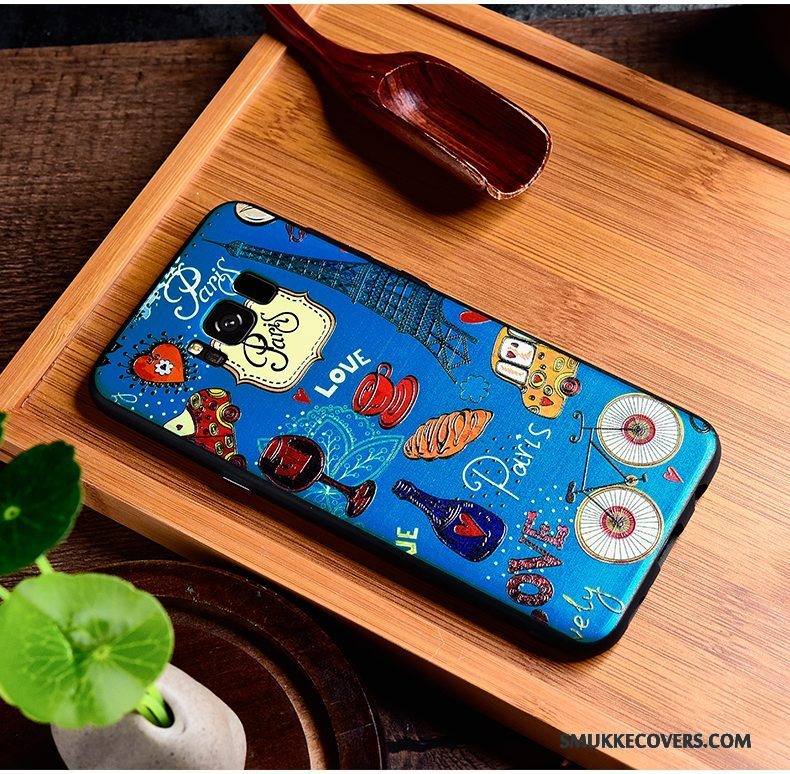 Etui Samsung Galaxy S8+ Relief Anti-fald Telefon, Cover Samsung Galaxy S8+ Farve Af Personlighed Kinesisk Stil