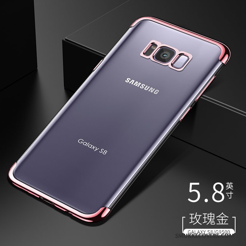 Etui Samsung Galaxy S8 Silikone Anti-fald Telefon, Cover Samsung Galaxy S8 Kreativ Gennemsigtig