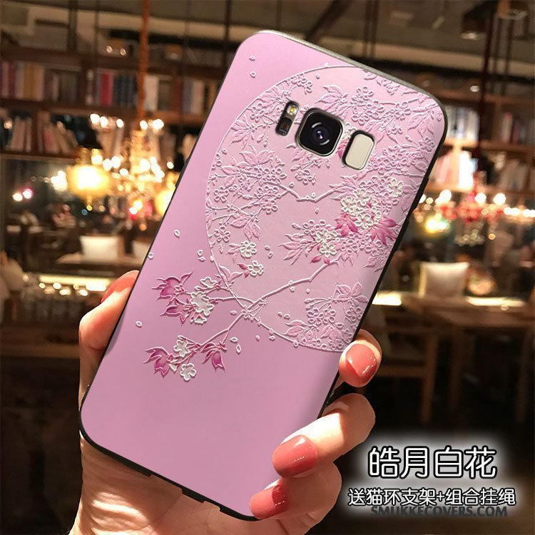 Etui Samsung Galaxy S8 Silikone Hængende Ornamenter Grøn, Cover Samsung Galaxy S8 Telefonvind