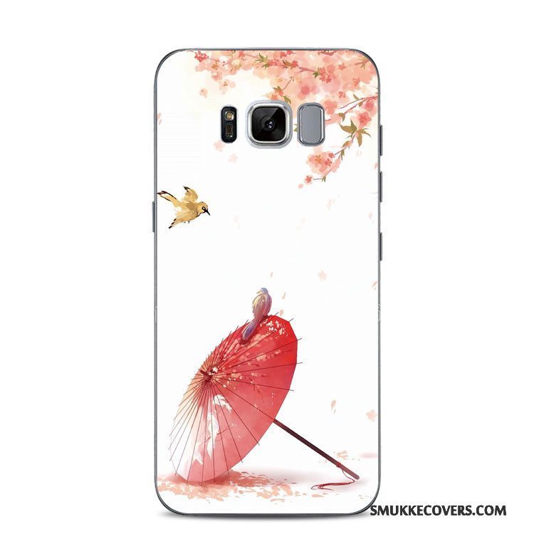 Etui Samsung Galaxy S8+ Silikone Lyserød Ferskentræ, Cover Samsung Galaxy S8+ Tasker Anti-fald Telefon