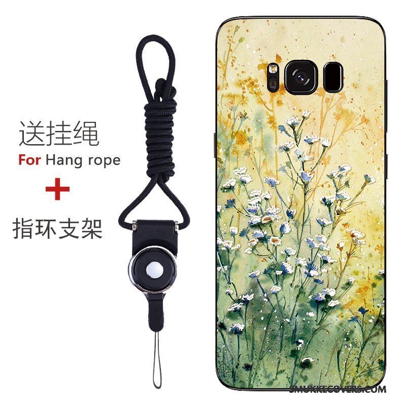 Etui Samsung Galaxy S8+ Silikone Rød Telefon, Cover Samsung Galaxy S8+ Blød Mønster Tilpas