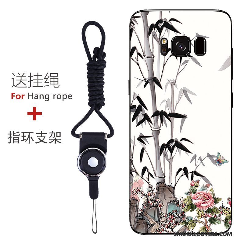 Etui Samsung Galaxy S8+ Silikone Rød Telefon, Cover Samsung Galaxy S8+ Blød Mønster Tilpas