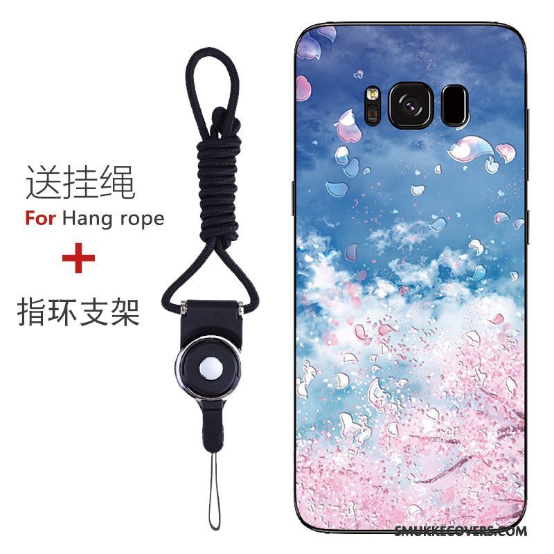 Etui Samsung Galaxy S8+ Silikone Rød Telefon, Cover Samsung Galaxy S8+ Blød Mønster Tilpas