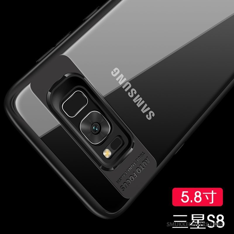 Etui Samsung Galaxy S8 Silikone Telefonrød, Cover Samsung Galaxy S8 Beskyttelse Anti-fald