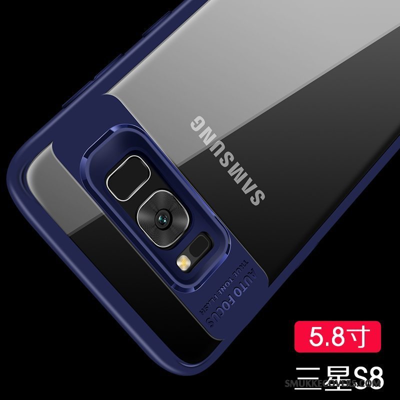 Etui Samsung Galaxy S8 Silikone Telefonrød, Cover Samsung Galaxy S8 Beskyttelse Anti-fald