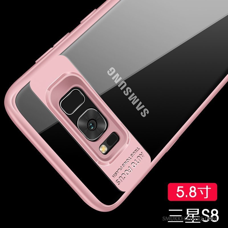 Etui Samsung Galaxy S8 Silikone Telefonrød, Cover Samsung Galaxy S8 Beskyttelse Anti-fald