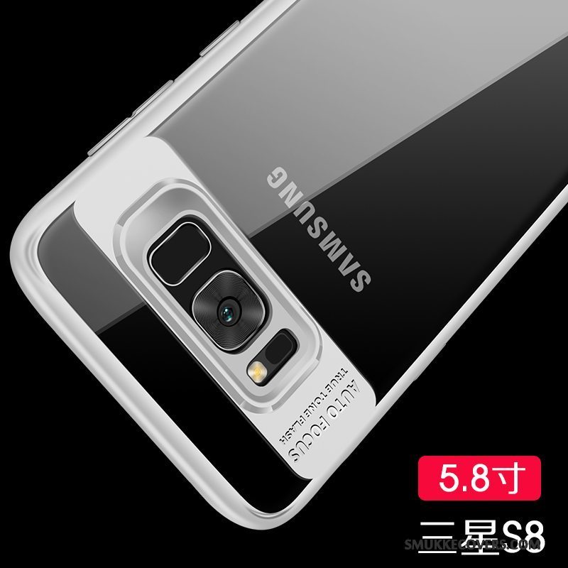 Etui Samsung Galaxy S8 Silikone Telefonrød, Cover Samsung Galaxy S8 Beskyttelse Anti-fald