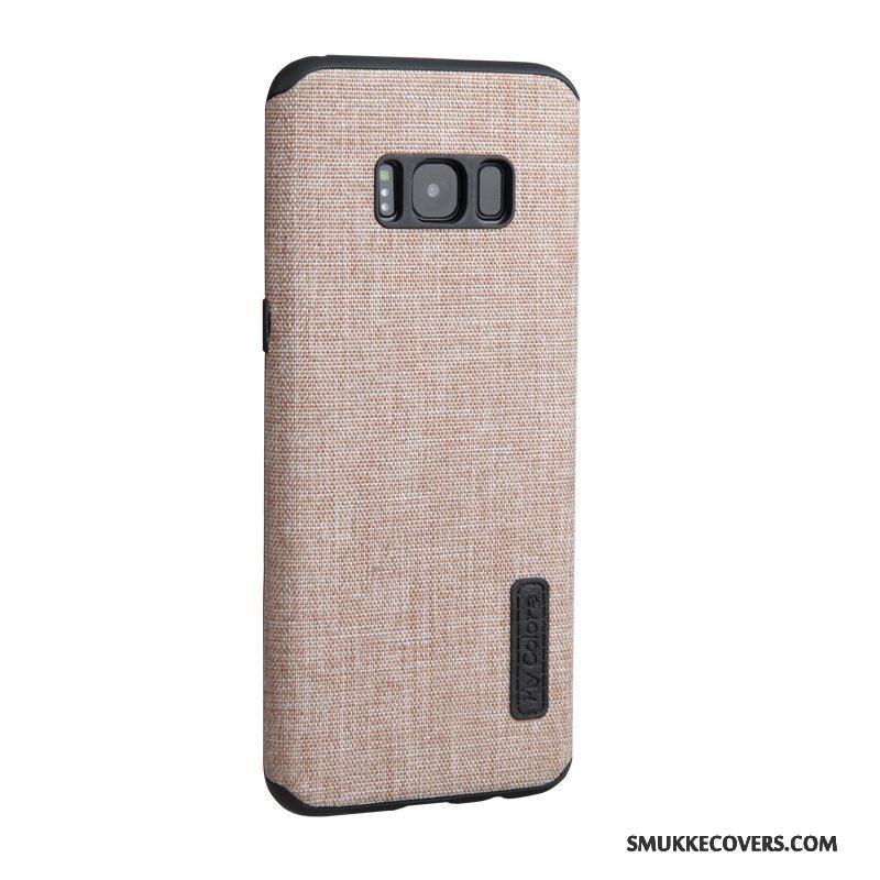 Etui Samsung Galaxy S8 Tasker Anti-fald Telefon, Cover Samsung Galaxy S8 Blød Klud Mørkeblå