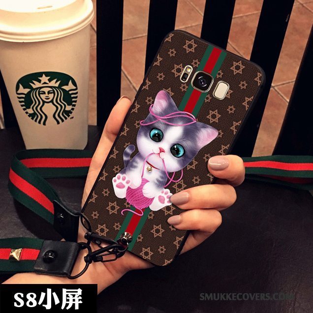 Etui Samsung Galaxy S8 Tasker Hængende Ornamenter Af Personlighed, Cover Samsung Galaxy S8 Silikone Nuttet Trend