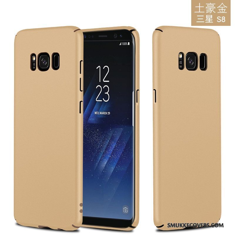 Etui Samsung Galaxy S8 Tasker Nubuck Tynd, Cover Samsung Galaxy S8 Farve Hængende Ornamenter Telefon