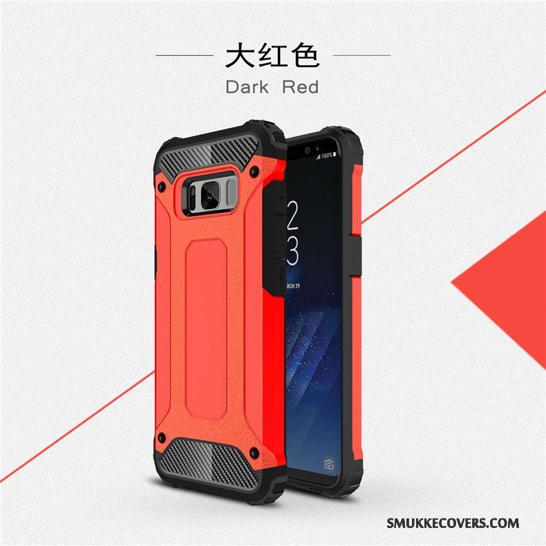 Etui Samsung Galaxy S8+ Tasker Sølv Trend, Cover Samsung Galaxy S8+ Silikone Tre Forsvar Tilbehør