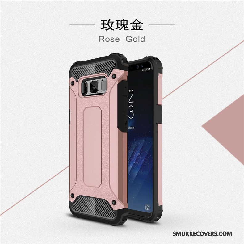 Etui Samsung Galaxy S8+ Tasker Sølv Trend, Cover Samsung Galaxy S8+ Silikone Tre Forsvar Tilbehør