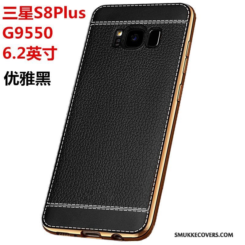 Etui Samsung Galaxy S8+ Tasker Telefonanti-fald, Cover Samsung Galaxy S8+ Blød Brun