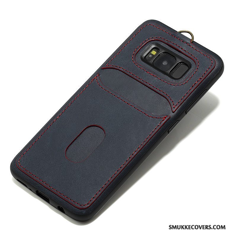 Etui Samsung Galaxy S8 Tasker Telefonbagdæksel, Cover Samsung Galaxy S8 Læder