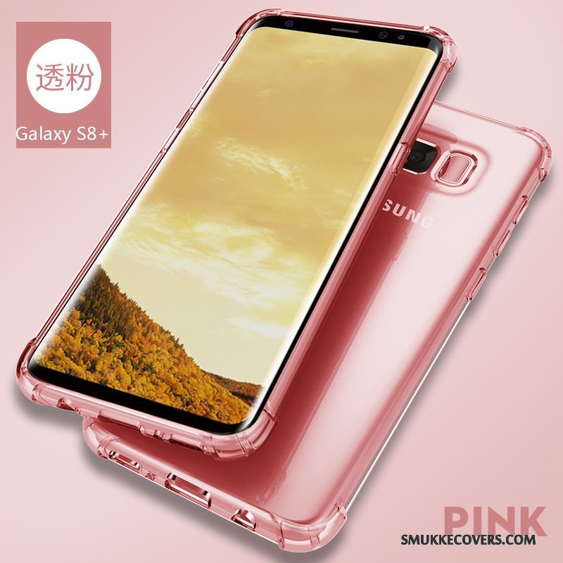 Etui Samsung Galaxy S8+ Tasker Tynd Telefon, Cover Samsung Galaxy S8+ Beskyttelse Sølv Anti-fald