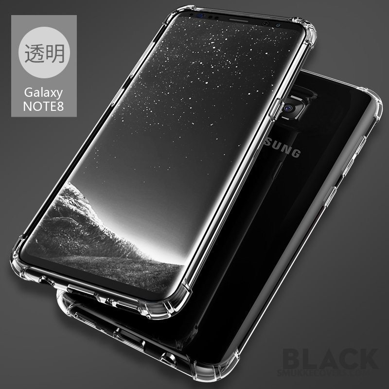 Etui Samsung Galaxy S8+ Tasker Tynd Telefon, Cover Samsung Galaxy S8+ Beskyttelse Sølv Anti-fald