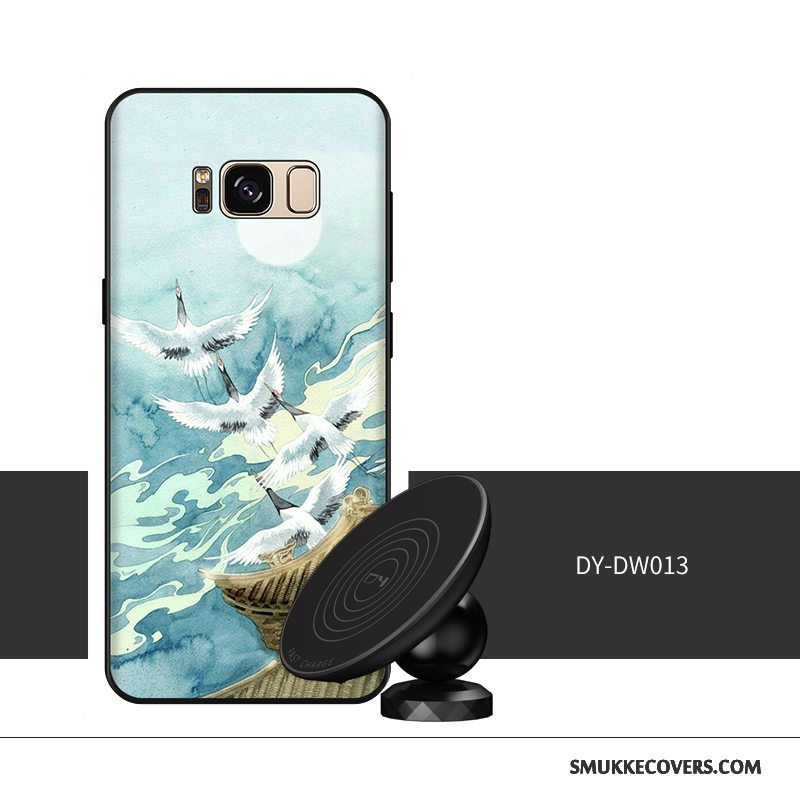 Etui Samsung Galaxy S8+ Telefonblå, Cover Samsung Galaxy S8+ Hver Dag